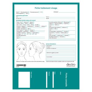 Fiche client(e) | Esthétique (lot de 50)